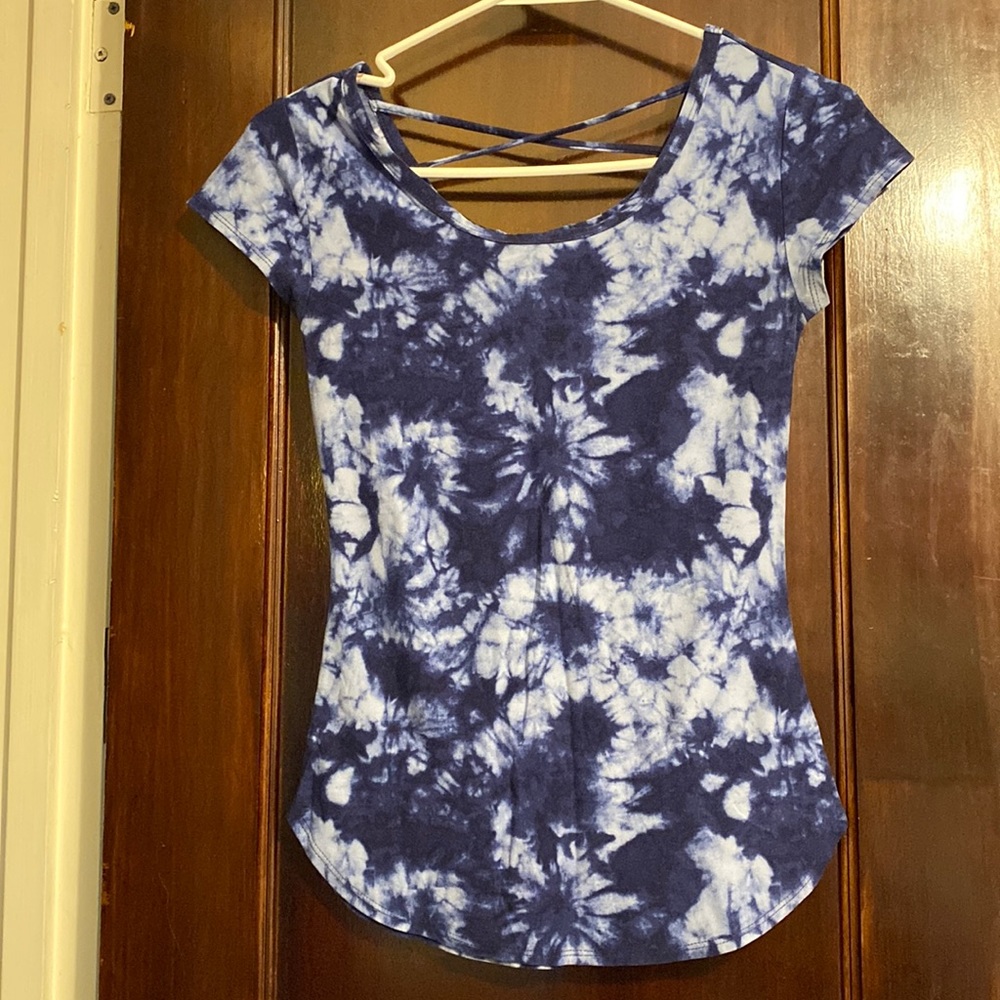 Blue Tie-dye shirt